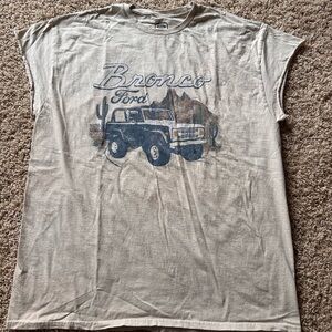 Ford Bronco Desert Scene Beige Tee